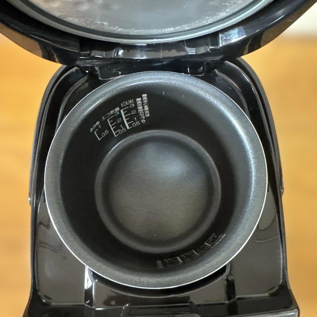 象印マイコン炊飯ジャー極め炊き　NL-BD05 3号炊き2022年製5mmの黒釜