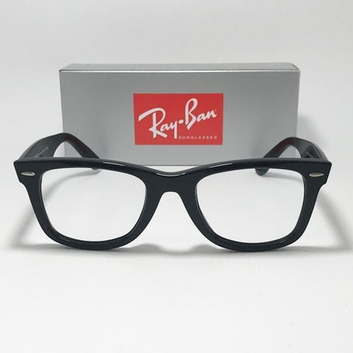 52サイズ 【RB2140F-DATE】レイバン 伊達クリア UVカット