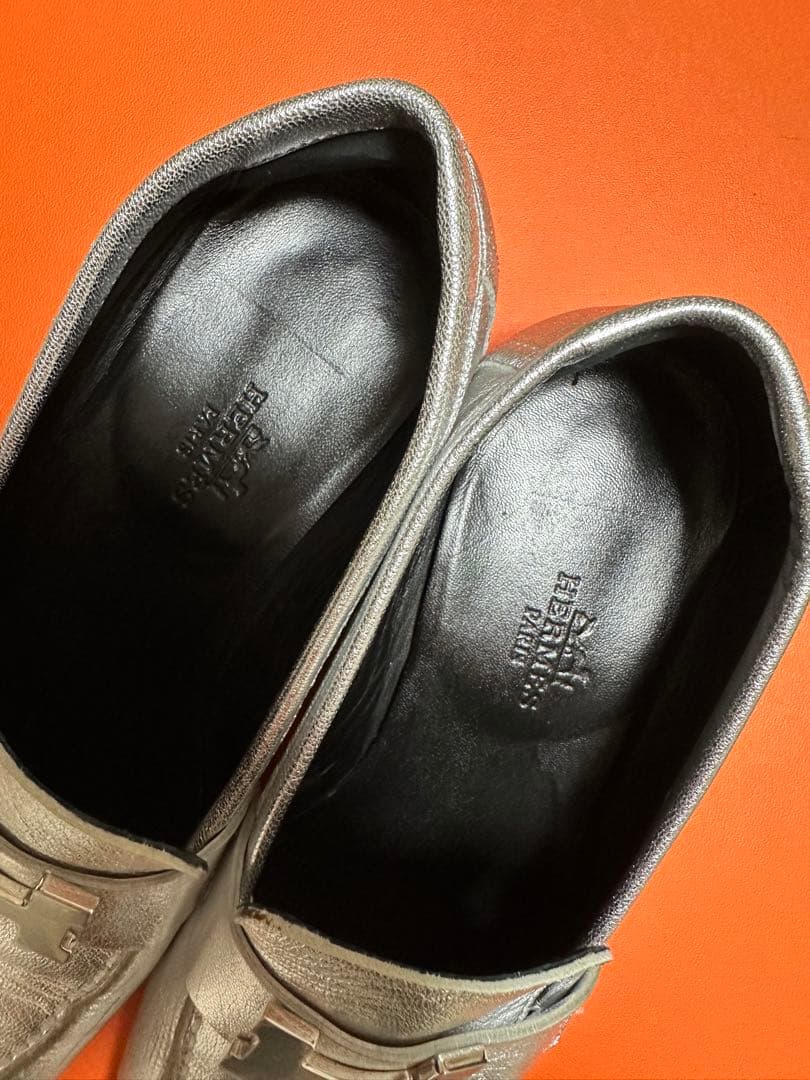HERMES モカシンパリ　ローファー