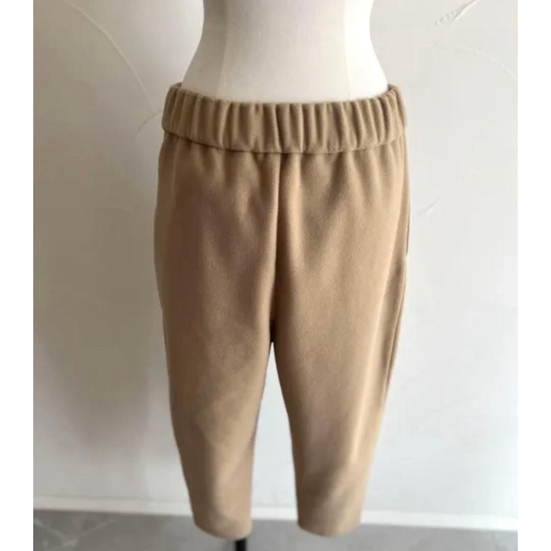 完売　25AW Collection ふわもちパンツ キャメル40