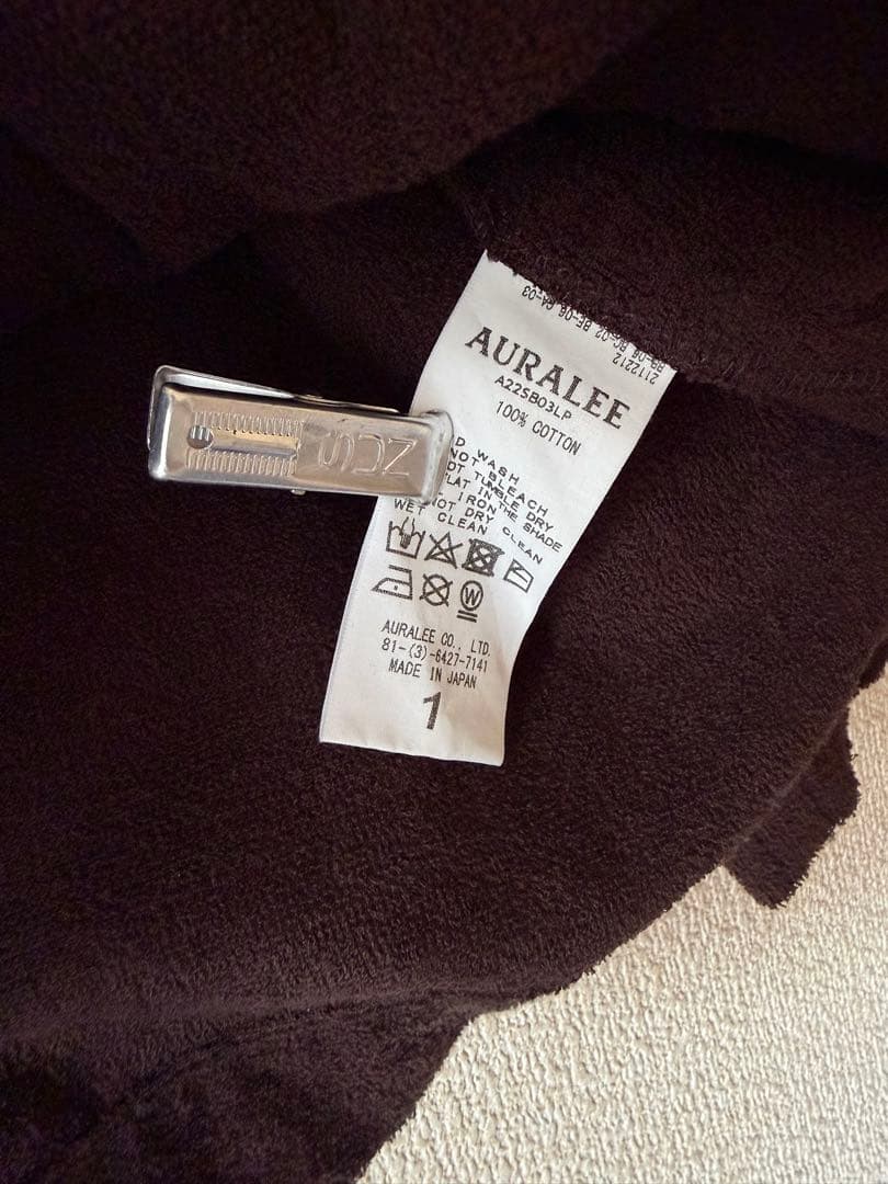 本日限定値下げ！！　AURALEE オーラリー　オーガニックコットンブルゾン