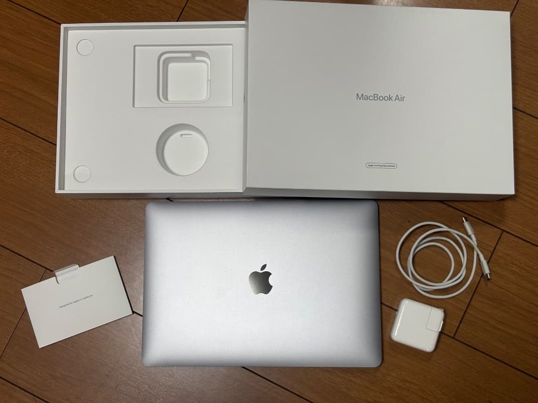 M1 MacBookAir 13インチ 8GB 256GB シルバー【整備済品】