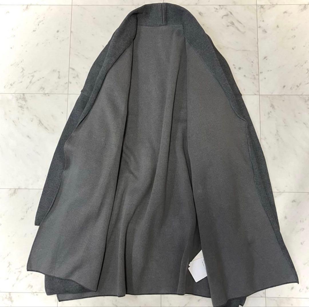 ドゥーズィエムクラス Twins cottonショートガウン コットン グレー