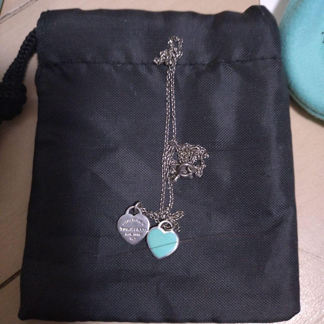 Tiffany & Co. ハート型ネックレス リターントゥダブルハート