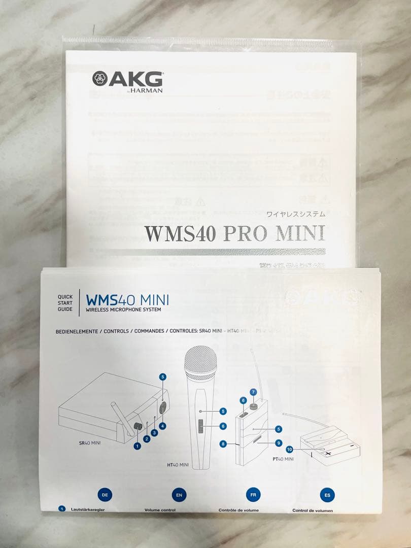 【AKG】WMS40 PRO MINI VOCAL SET（JP1）