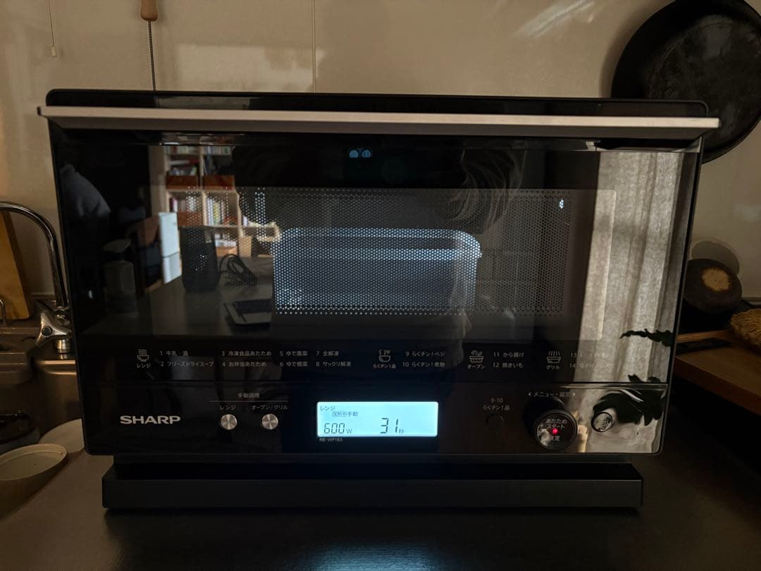 【中古品・動作◎】 SHARP RE-WF183-B オーブンレンジ