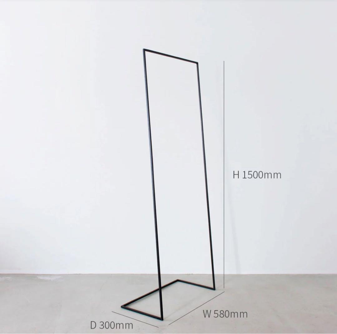 Kanademono カナデモノ ミニマルアート アイアンハンガーラック