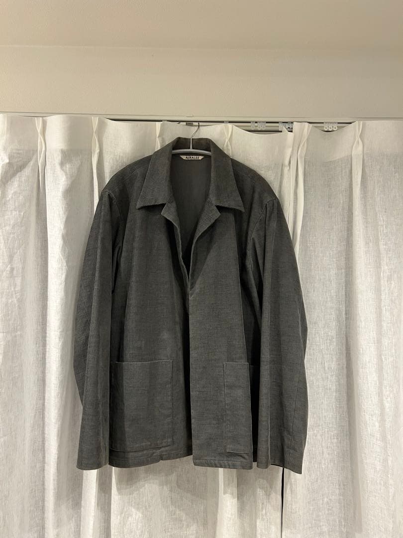 ジャケット・アウター AURALEE HEMP CORDUROY SHIRTS JACKET