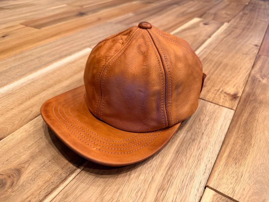 r*h様 天神ワークス Tenjin Works レザートラッカーキャップ 茶