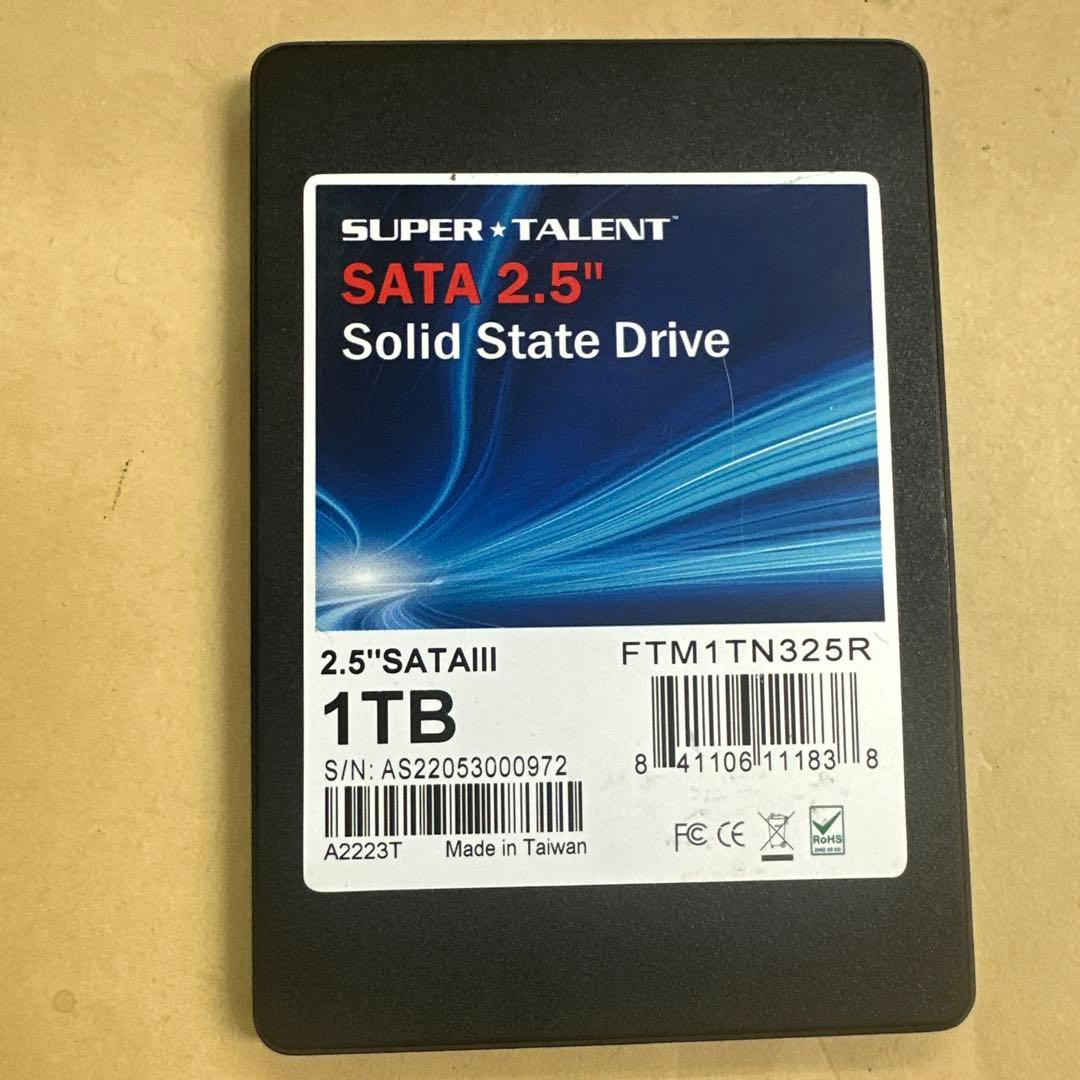 ⑤1TB SSD 2.5インチ SATA