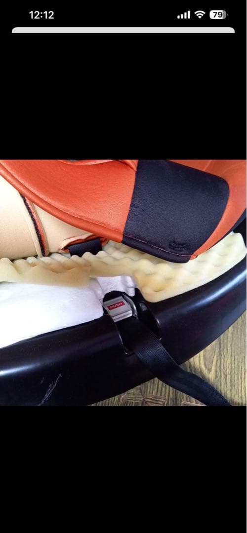 レカロ　オレンジ　チャイルドシート