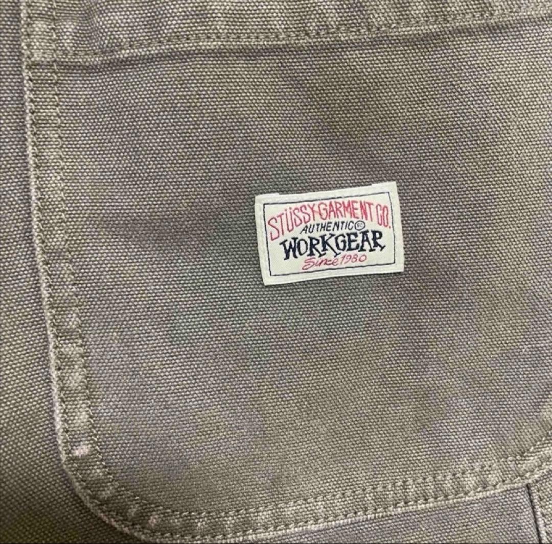パンツ STUSSY Work Short Washed Canvas Brown