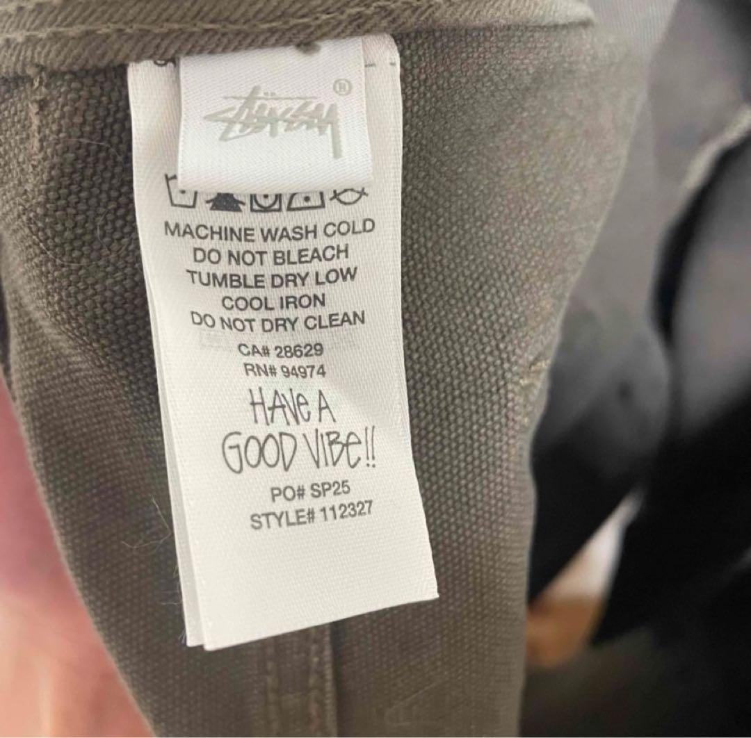 パンツ STUSSY Work Short Washed Canvas Brown