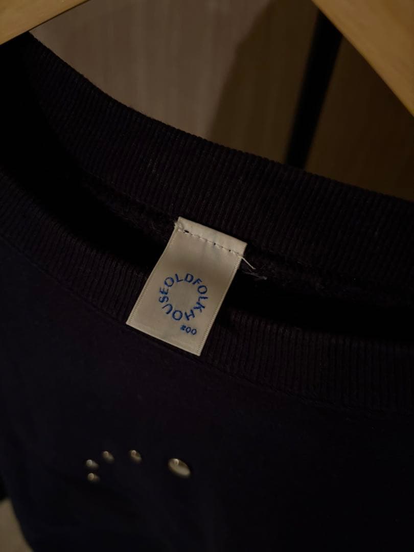 old falk house ネイビー トレーナー