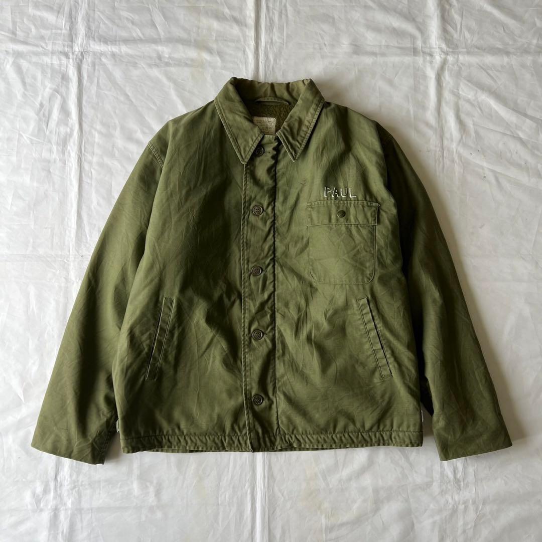 80’s US Navy A-2 デッキジャケット　古着