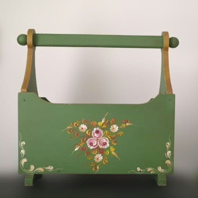 イタリア製 ☆ マガジンラック ☆ グリーン