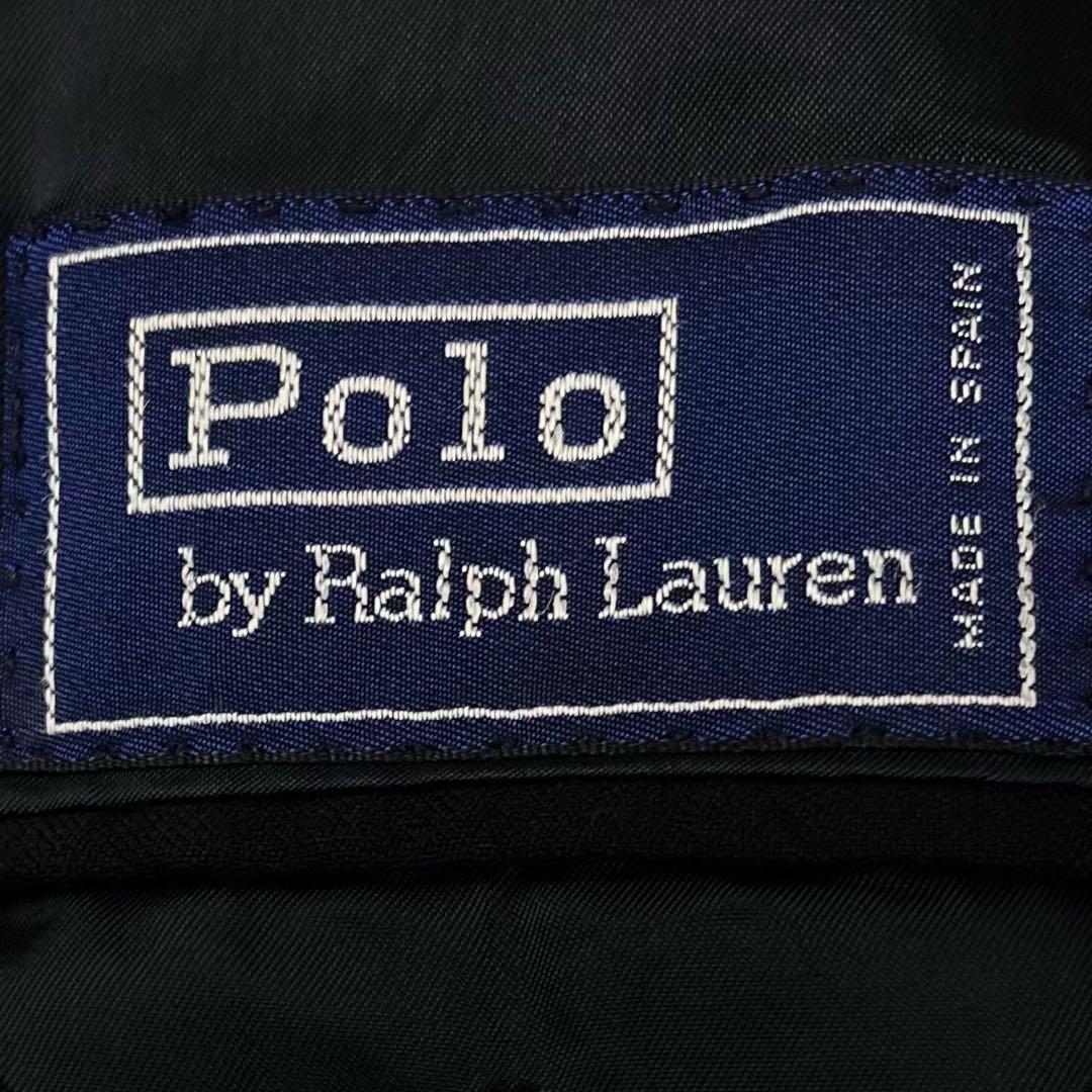 極希少 スペイン製 ポロ ラルフローレン 紺ブレ ヘルメットロゴ 金ボタン 42