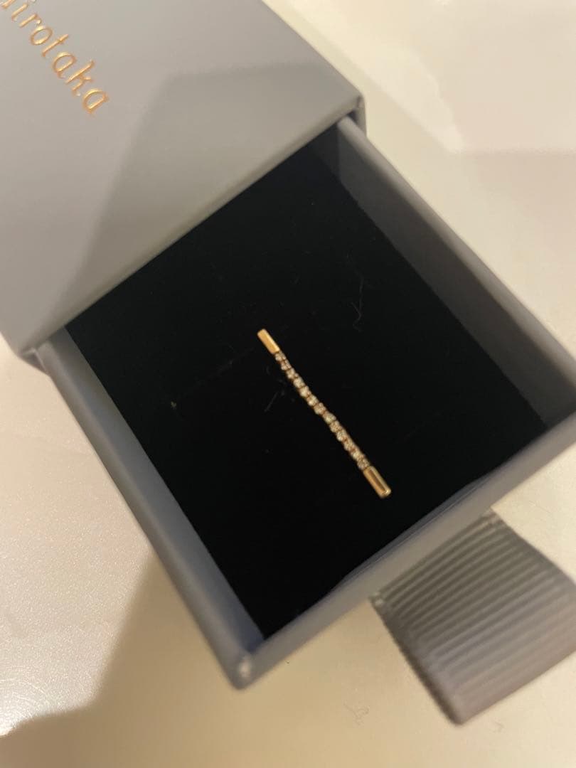 本日値下げ　Hirotaka ダイアモンドスレッドピアス