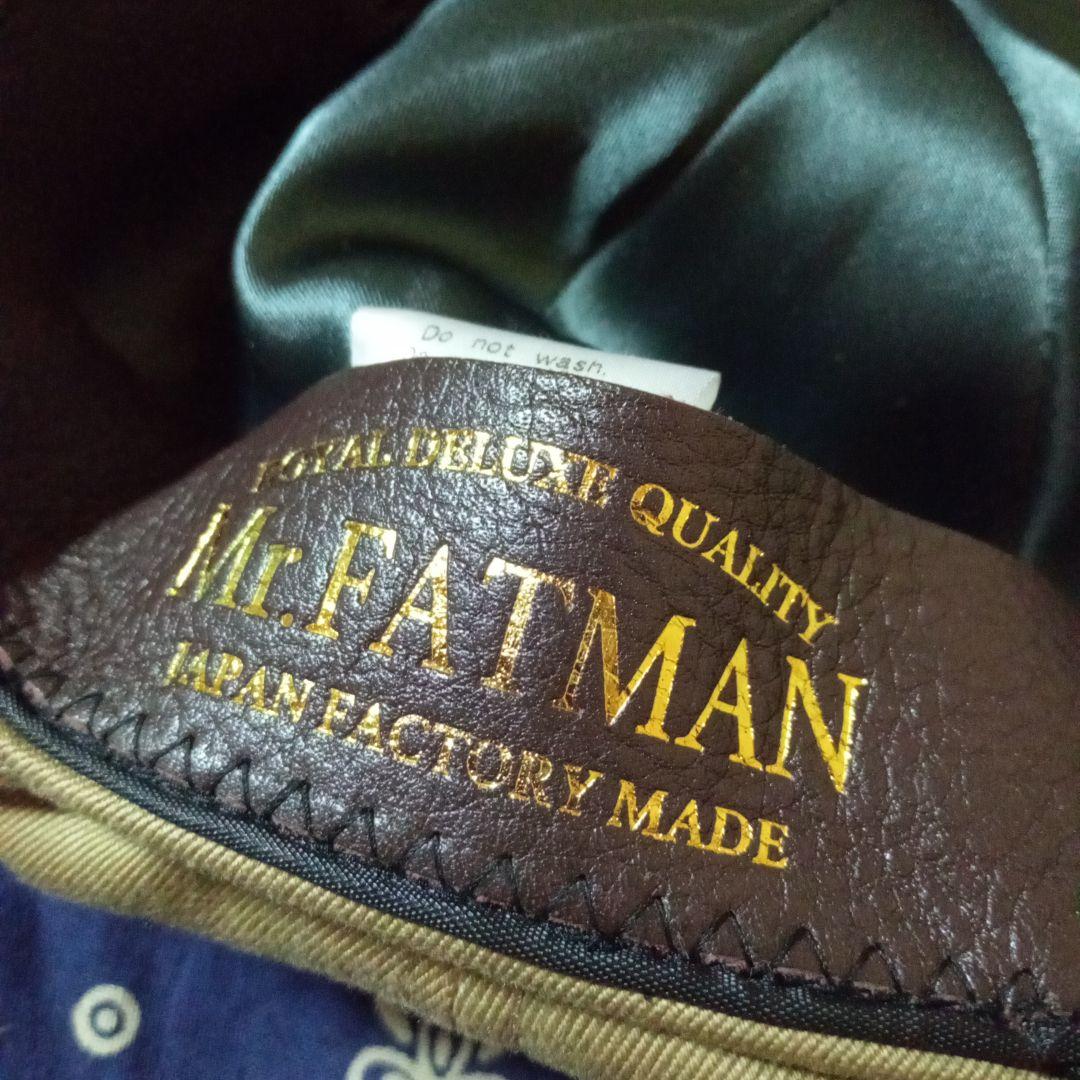希少　完売品　極美品　mr.fatman　キャスケット　レザー　帽子　日本製　革