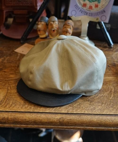 希少　完売品　極美品　mr.fatman　キャスケット　レザー　帽子　日本製　革