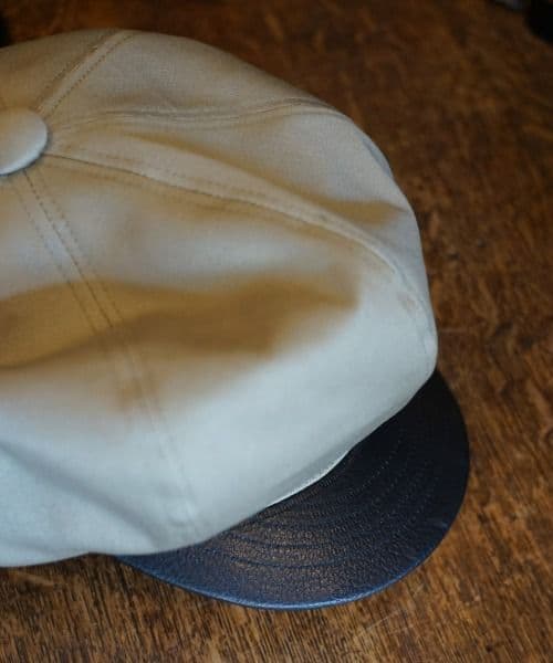 希少　完売品　極美品　mr.fatman　キャスケット　レザー　帽子　日本製　革