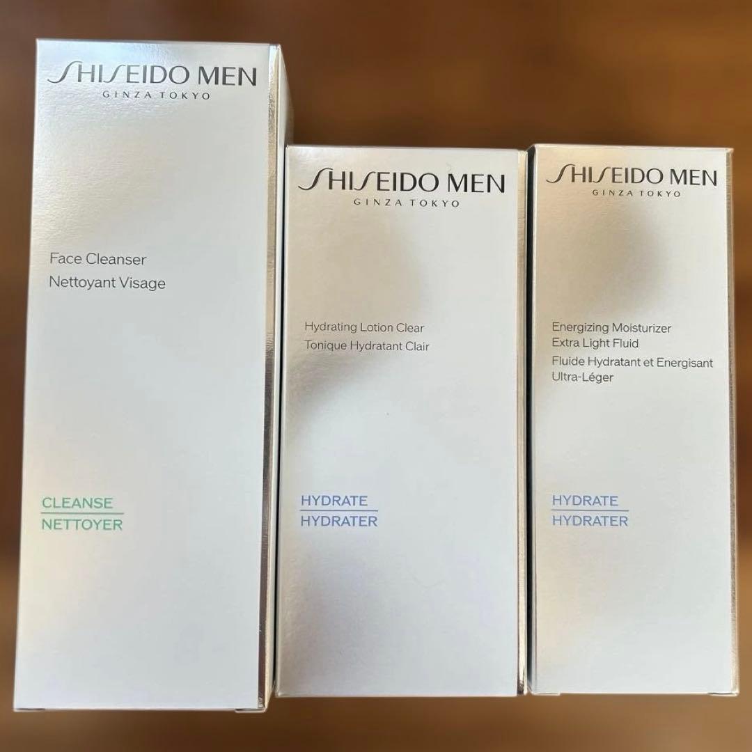 新品　未開封　SHISEIDO MEN 洗顔料・保湿液・化粧水 ３点セット