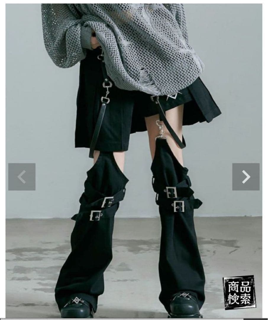 『REFLEM/レフレム』レッグカバー付きレイヤードデニムショーパン