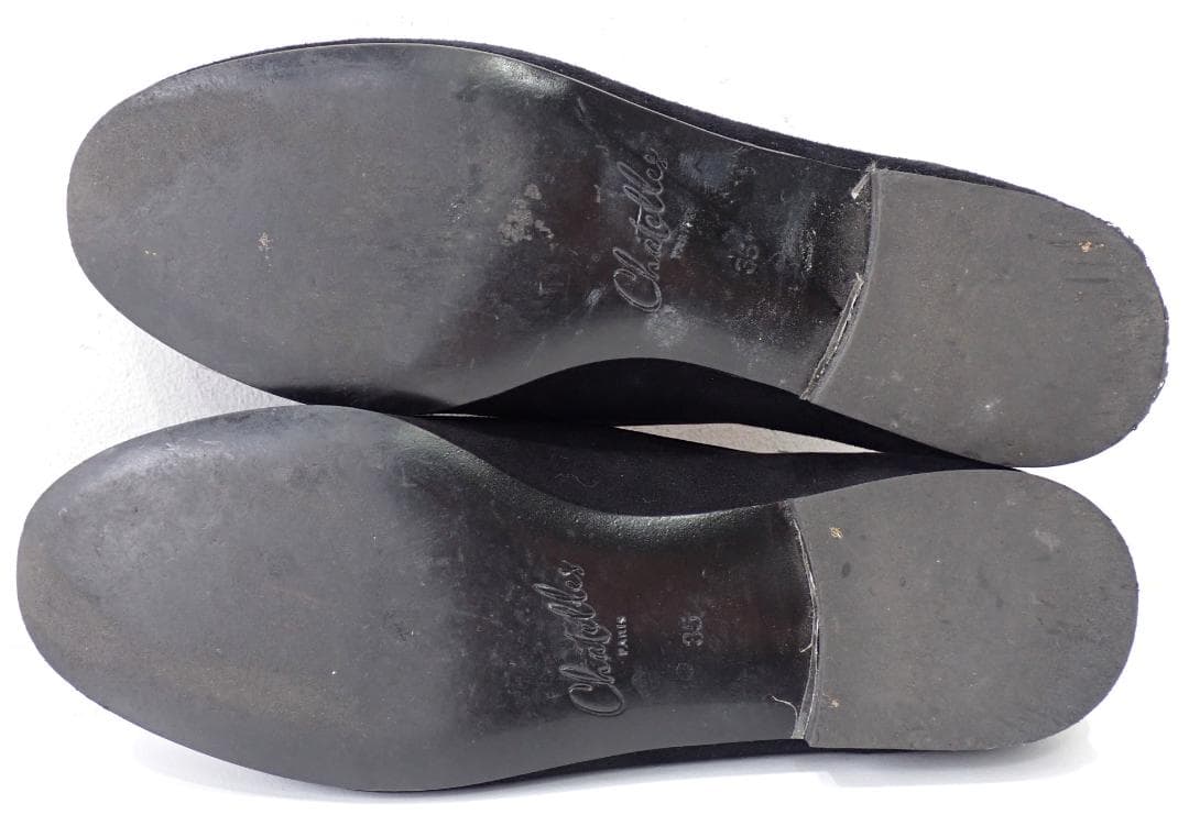 美品 Chatelles シャテル フラットシューズ 35 ローファー パンプス