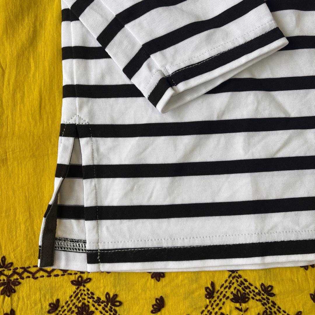 未使用！OUR⭐︎綿100%の長袖ボーダーカットソー