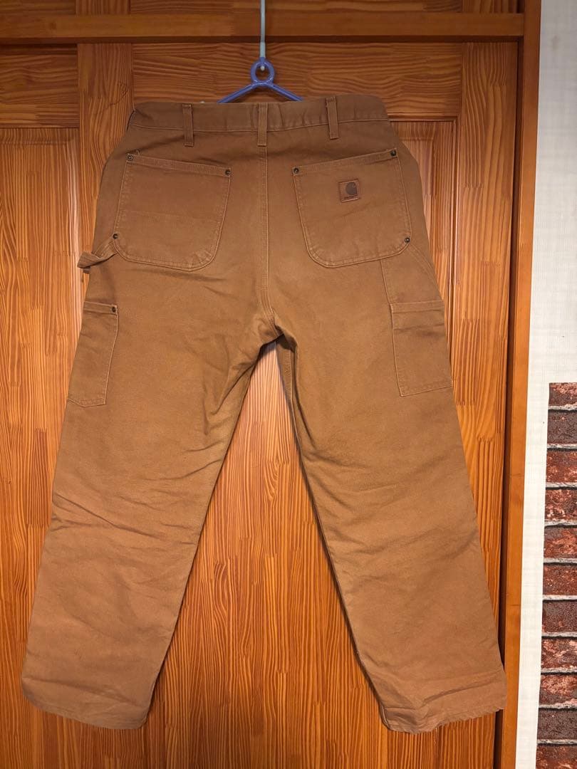 Carharttダブルニーペインターパンツ キャメル ゴールデンサイズ