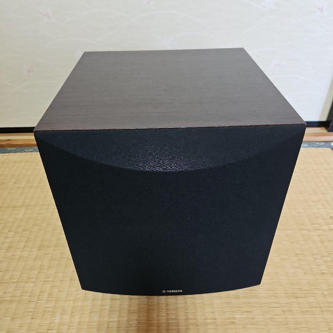 値下げ YAMAHA サブウーファー NS-SW050 ウォールナット