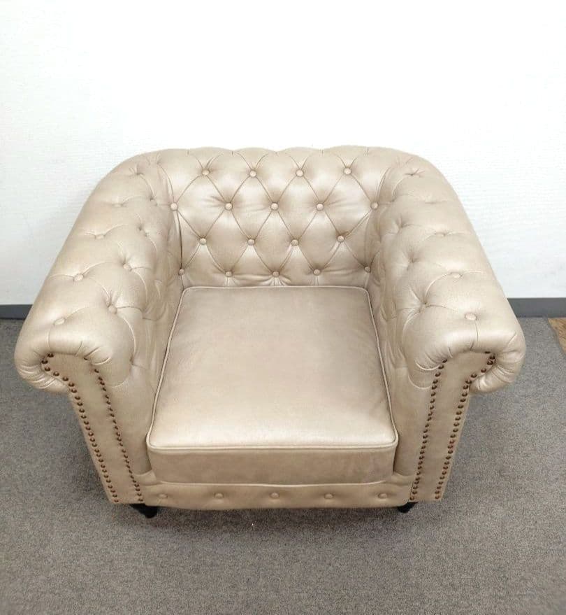 DORIS 1人掛けソファ チェスターフィールド Cusianaa クシャナ