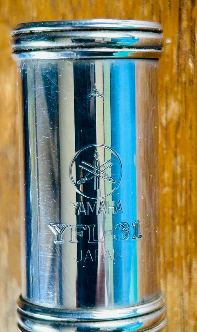 わ*ん様 頭部官銀製フルート ケース付き　ヤマハYFL31