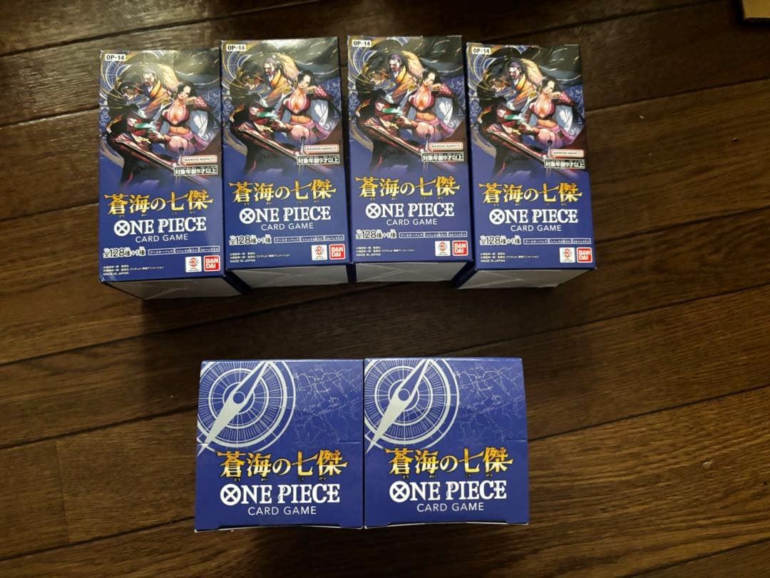 ワンピースカード　蒼海の七傑　6BOX 新品未開封品