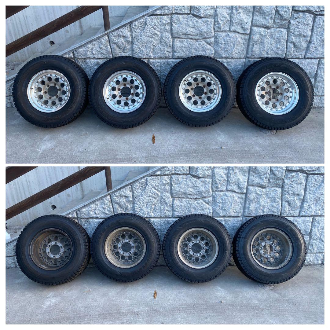 ランクル40　215/80R15 スタッドレス ホイール 4本セット ブリザック