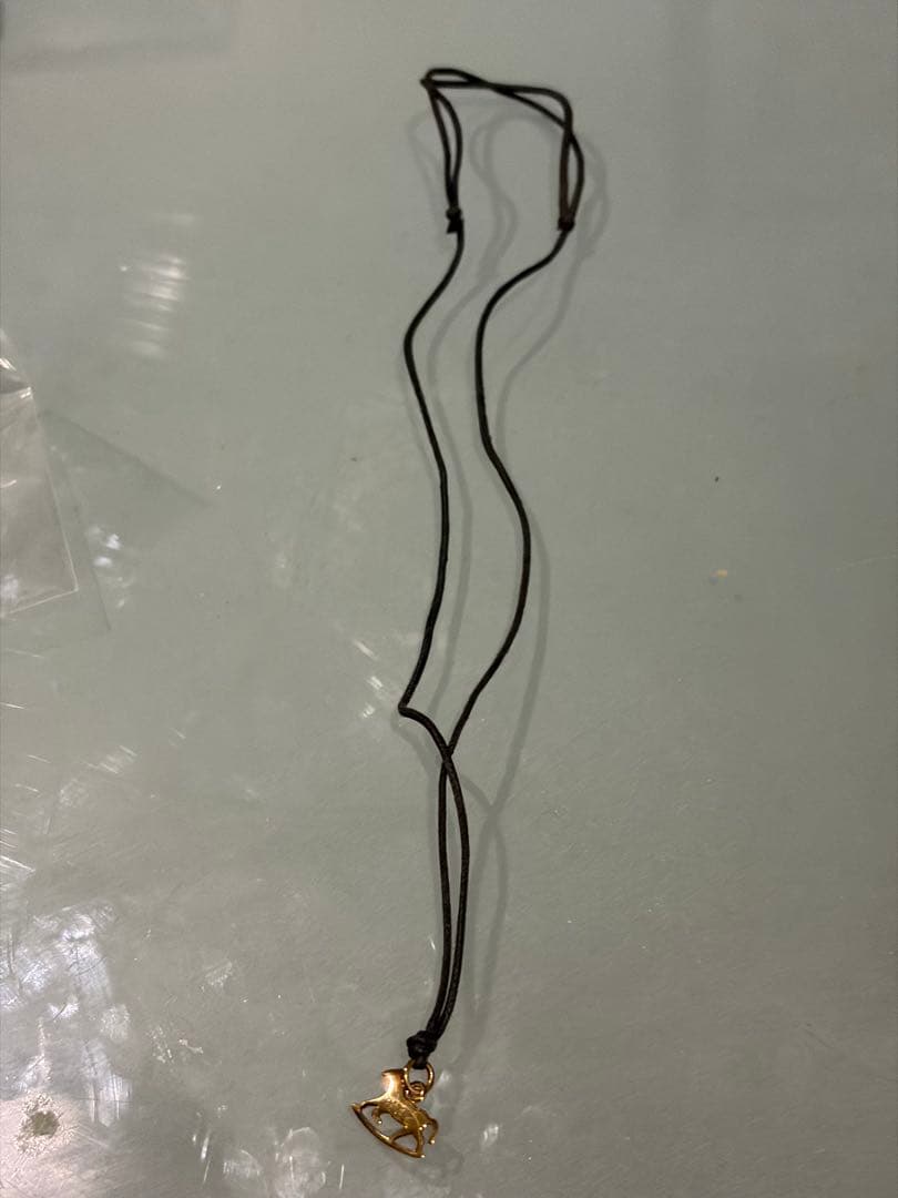 ハ*ー様 ポメラートドドシリーズ750YGイエローゴールド18K 木馬ブラックコ