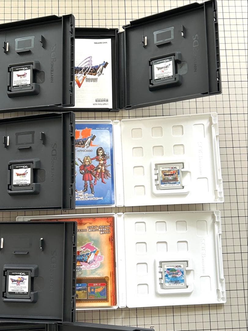ニンテンドーDS/3DS用ソフト 7本セット　ドラクエ4 5 6 7 9 11他
