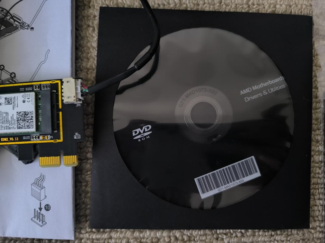 おまけありMSI B550 GAMING PLUS+WIFI6 無線LANカード