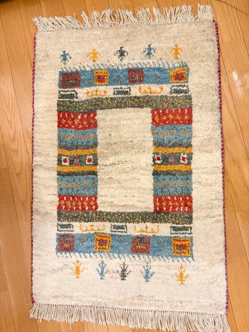 ギャッベ マット ラグ 60×100cm ウール