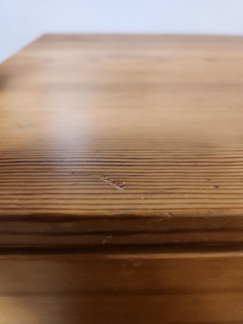 無印良品　パイン材 4段　チェスト