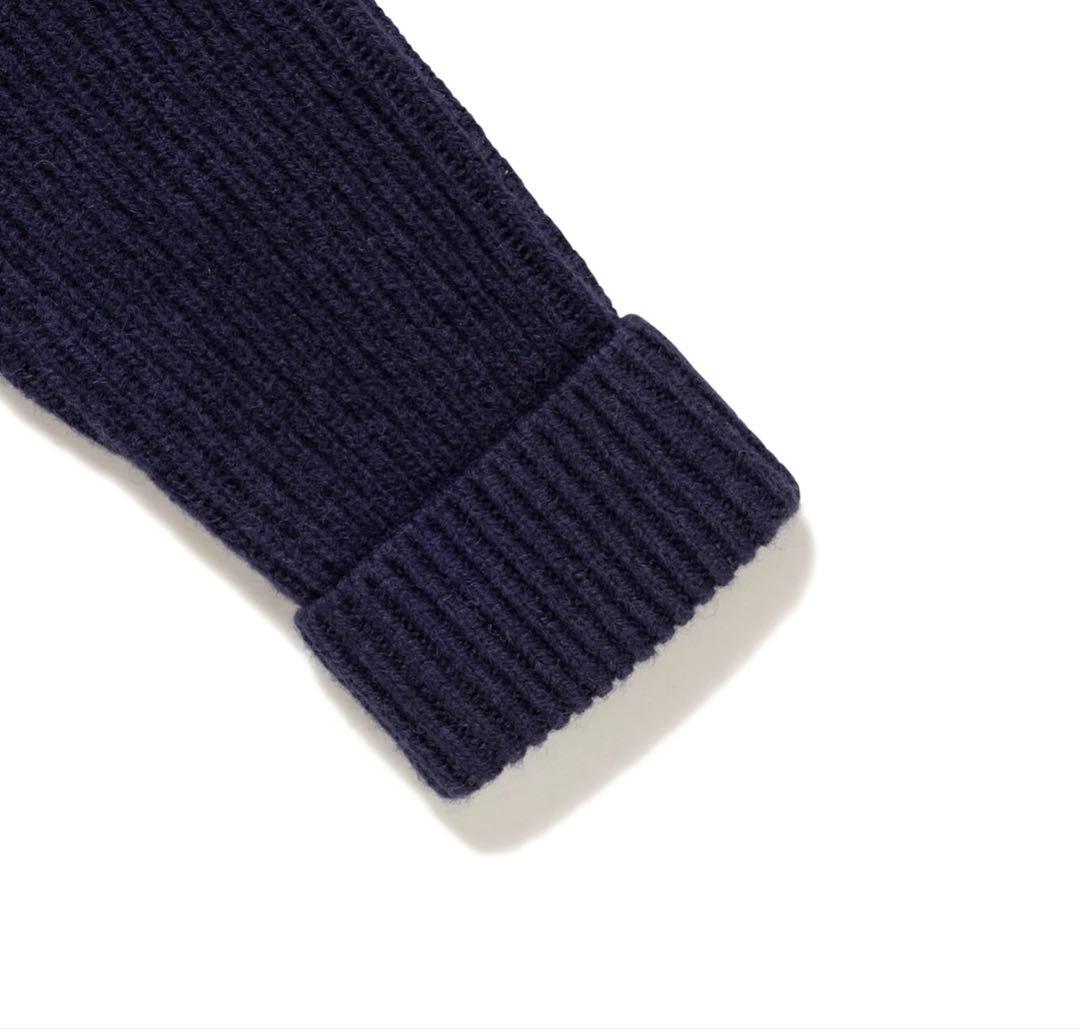 DESCENDANT 25AW CLAM CREW NECK KNIT Sサイズ