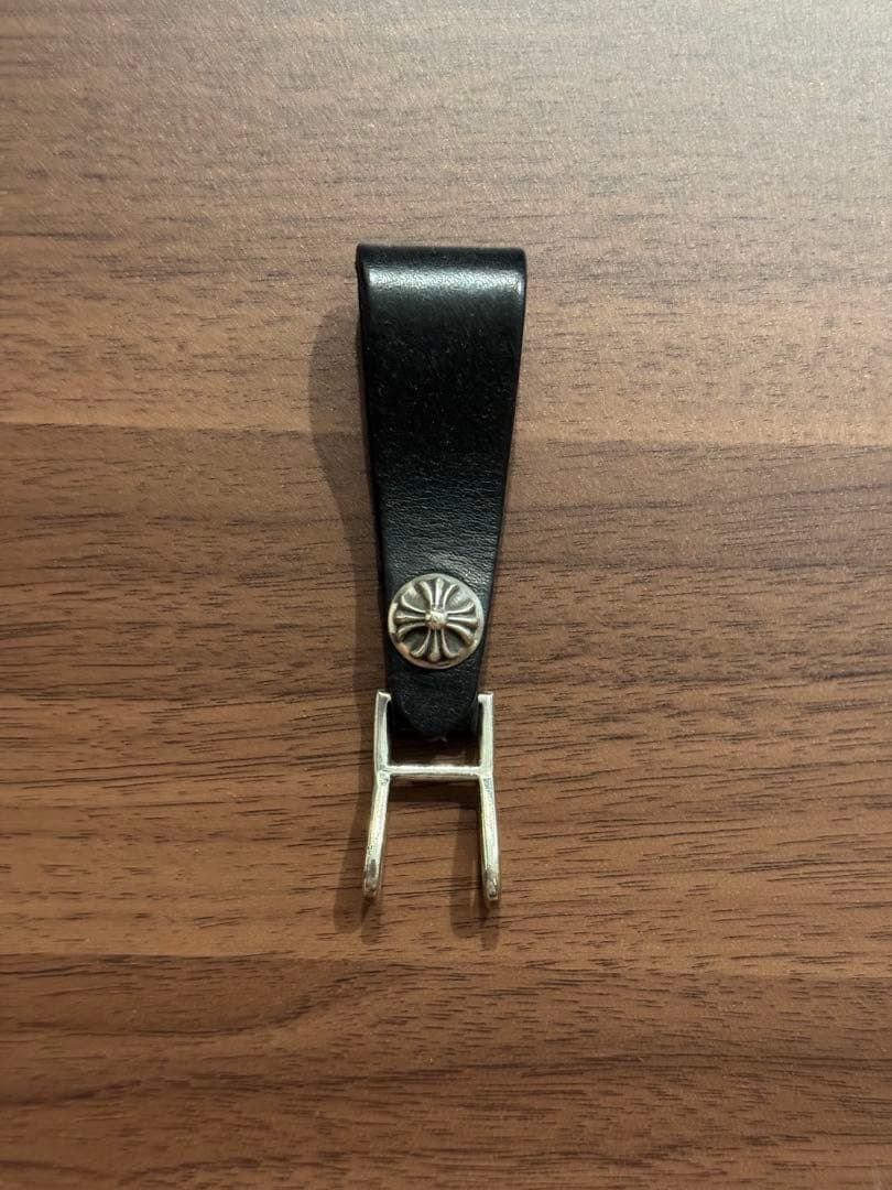 クロムハーツ BELT LOOP クロスボールレザーベルトループ　極美品