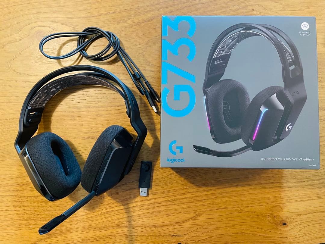 【未使用に近い◎】ロジクール G733 ゲーミングヘッドセット　ワイヤレス