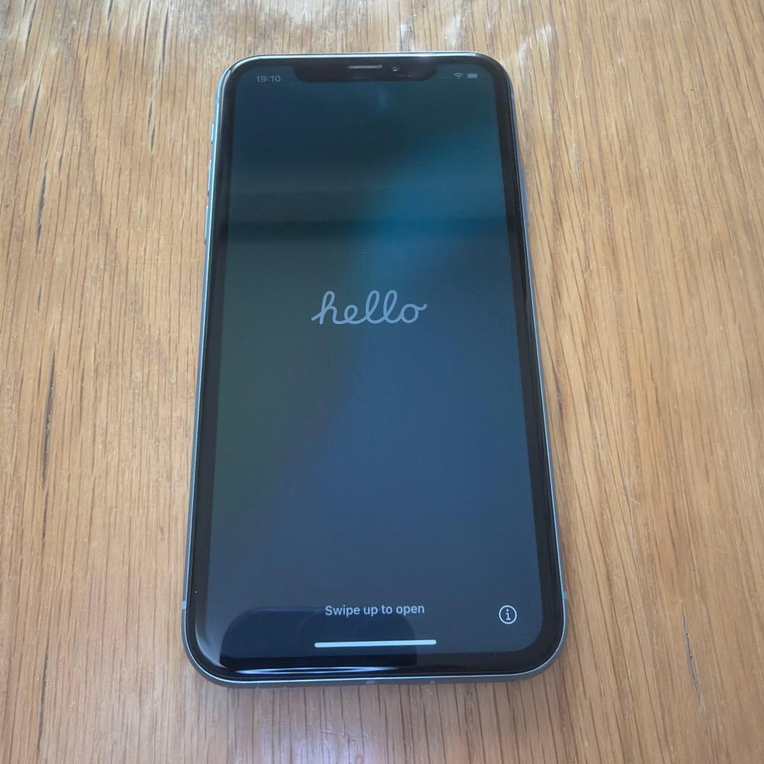 iPhone XR 256 GB ブルー SIMフリー　半年前にバッテリー交換