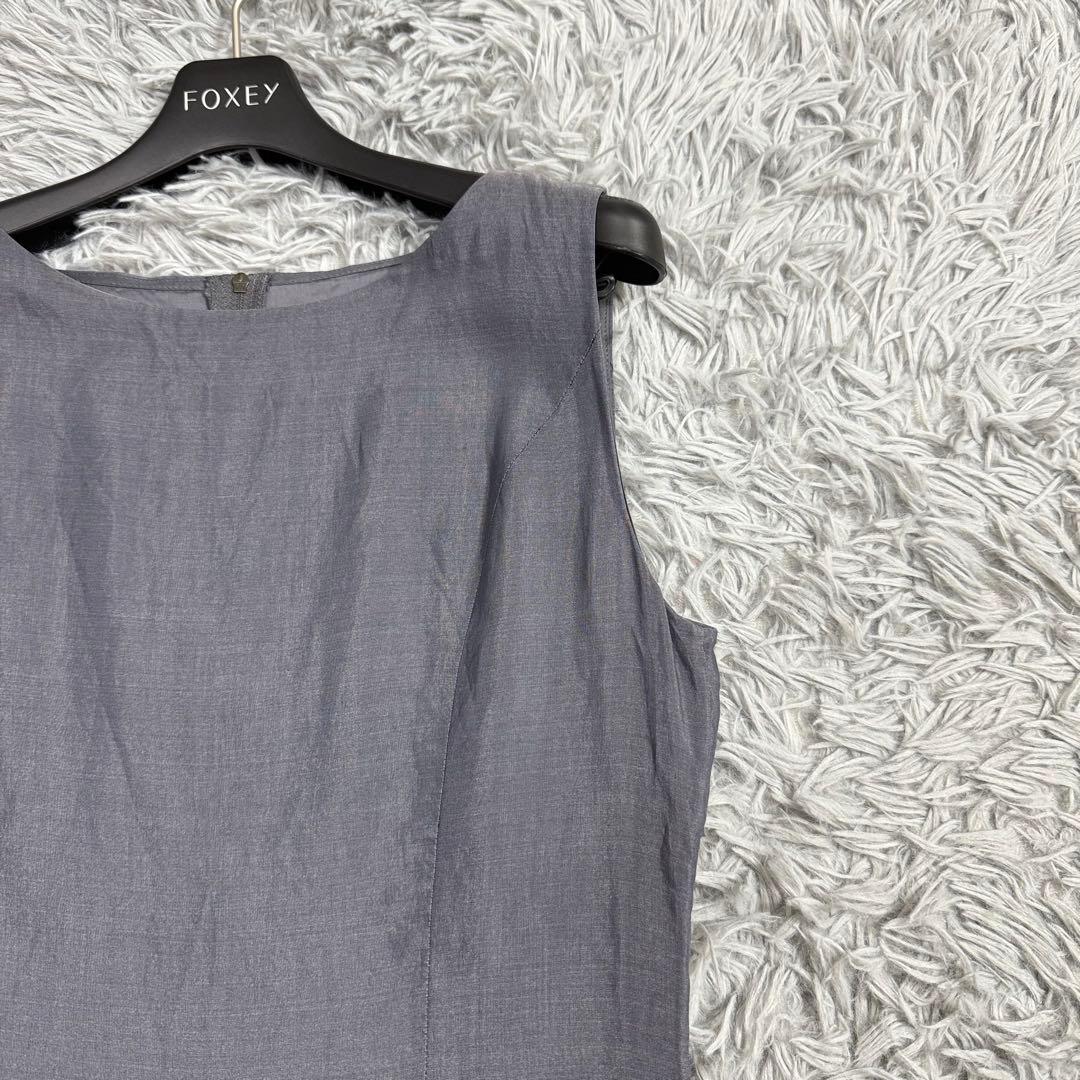 極美品✨フォクシー 定価12万 ティアードワンピース フレンチシアードレス 40