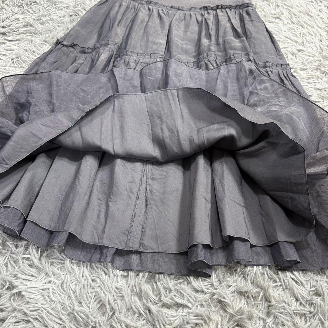 極美品✨フォクシー 定価12万 ティアードワンピース フレンチシアードレス 40