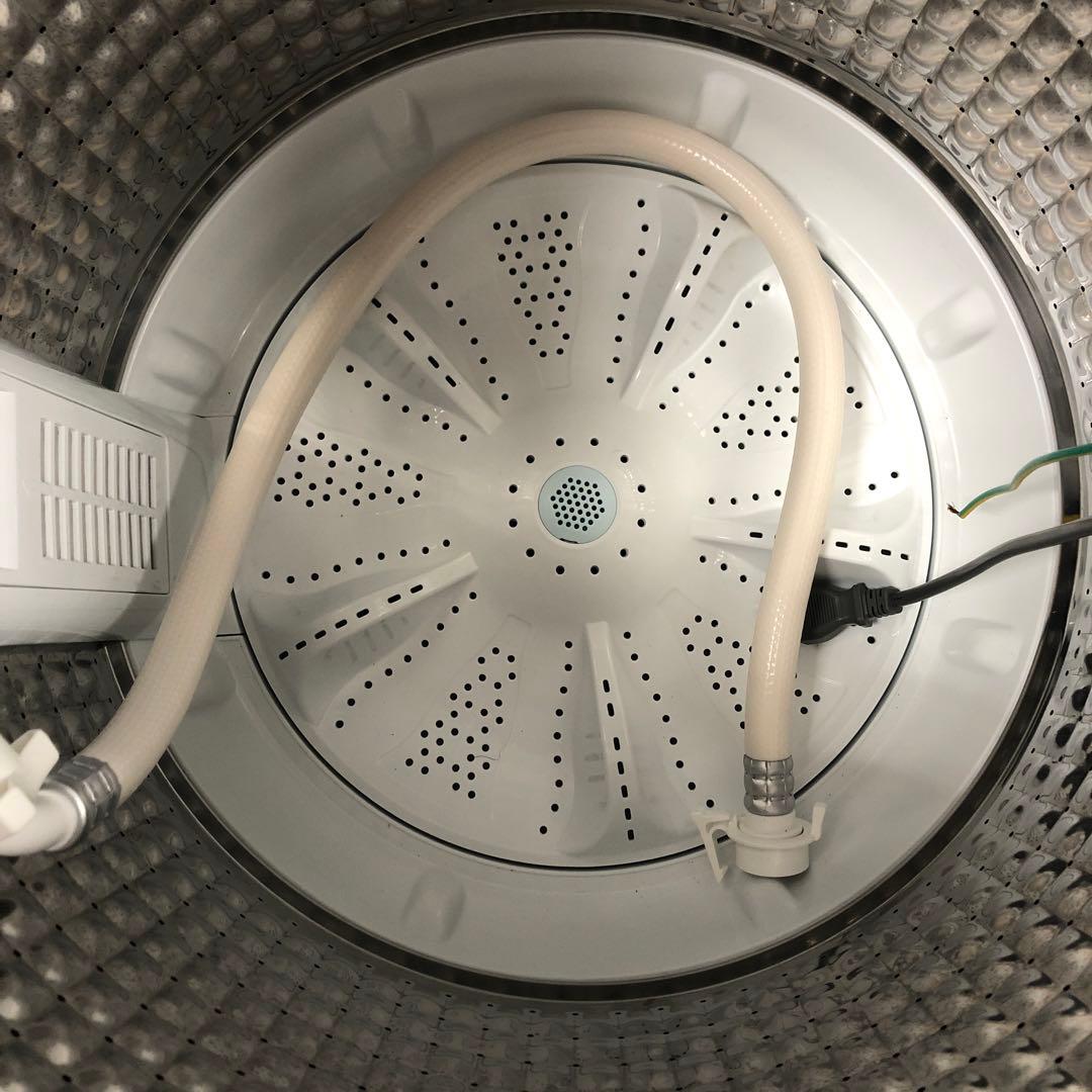 【美品】ハイアール　全自動電気洗濯機　JW-U55B　2024年製　H