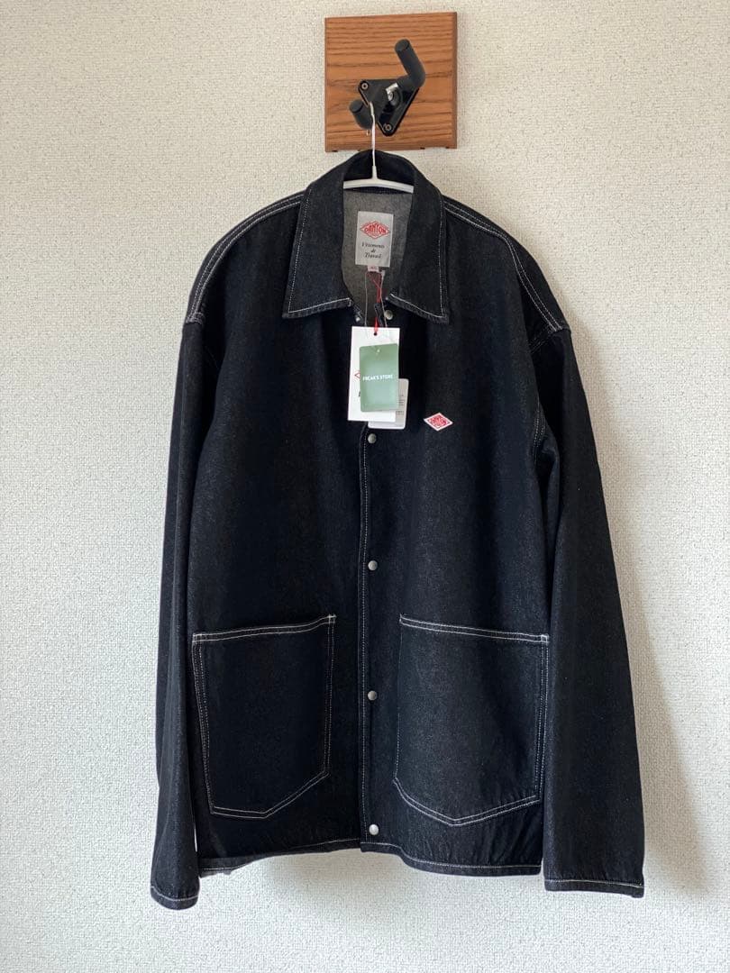 セール❗️新品DANTON カバーオール デニムジャケット メンズ40M