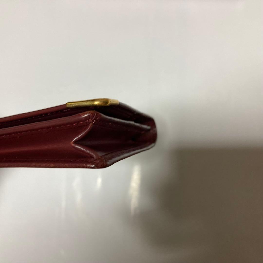 Cartier バーガンディレザー長財布