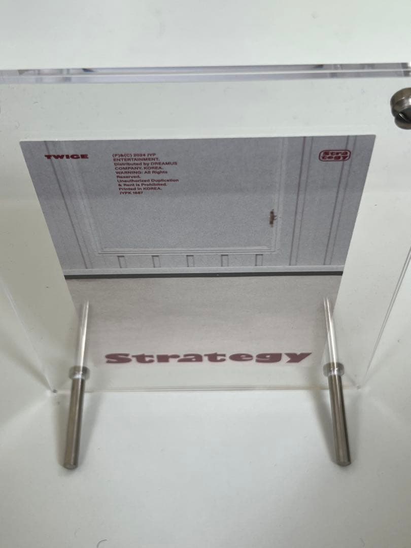 TWICE ツウィ Strategy 直筆サイン入りポストカード